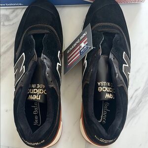 New Balance Blue and Red Shoe Box